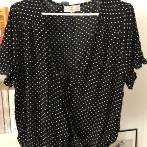Polka-dot top